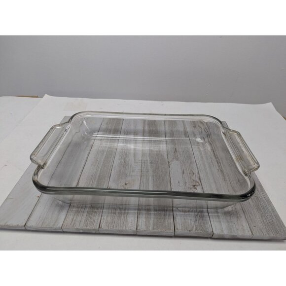 Anchor Hocking 1031 Clear Glass Rectangular Baking Dish 2 Qt 8" 11 1/2" - Picture 1 of 7